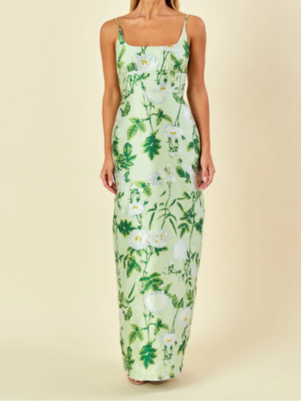 Lula Kate Jane Floor Length Scoop Neck Dress